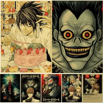 Death Note Anime Merch Wall Decor Movie Posters Anime Stuff Teen Boy Dorm  Room Bedroom Decor Aesthetic Manga Series Wall Poster Modern Anime Birthday  Cool Huge Large Giant Poster Art 36x54 -