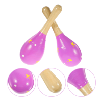 ไม้ Maraca ของเล่น Maracas เครื่องดนตรี Toyss Gourd Shaker เด็กทารก