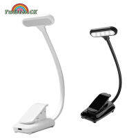 Lightweight Clip On Book Light Built-in 1000mAh High Capacity Battery Adjustable Brightness Eye Caring Reading Lamps