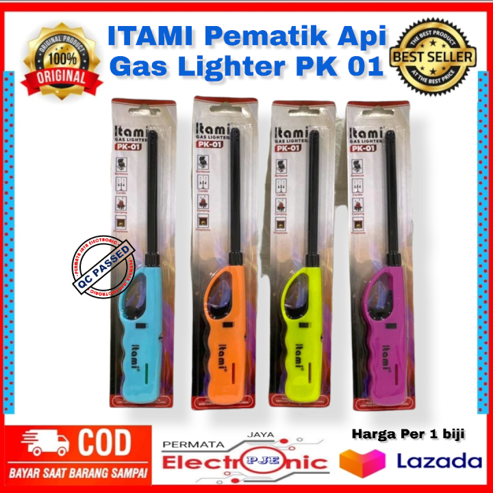 ITAMI Pematik Api Gas Lighter PK 01 | Lazada Indonesia