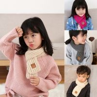 ¤☸✈  Solid Color Knitted Baby Scarf Winter Soft Warm Newborn Kids Scarves For Baby Boy Girl Children Infant Neckerchief