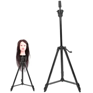  Wig Stand Tripod Mannequin Head Stand Heavy Duty Metal