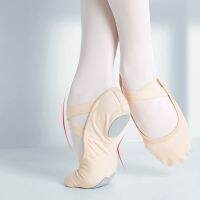 【Love ballet】รองเท้าบัลเล่ต์ผู้ใหญ่มืออาชีพผ้ายืดหยุ่นนุ่มแต่เพียงผู้เดียวรองเท้าบัลเล่ต์ผู้หญิงเด็กบัลเล่ต์รองเท้าแตะพลู