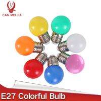 【❂Hot On Sale❂】 aojia6891 โคมไฟ Led 3W E27สีอาร์จีบีที่มีสีสันหลอดไฟ Led ประหยัดพลังงานไฟสีหลอดไฟ Led ตกแต่งสำหรับการส่องสว่างในบ้าน220V