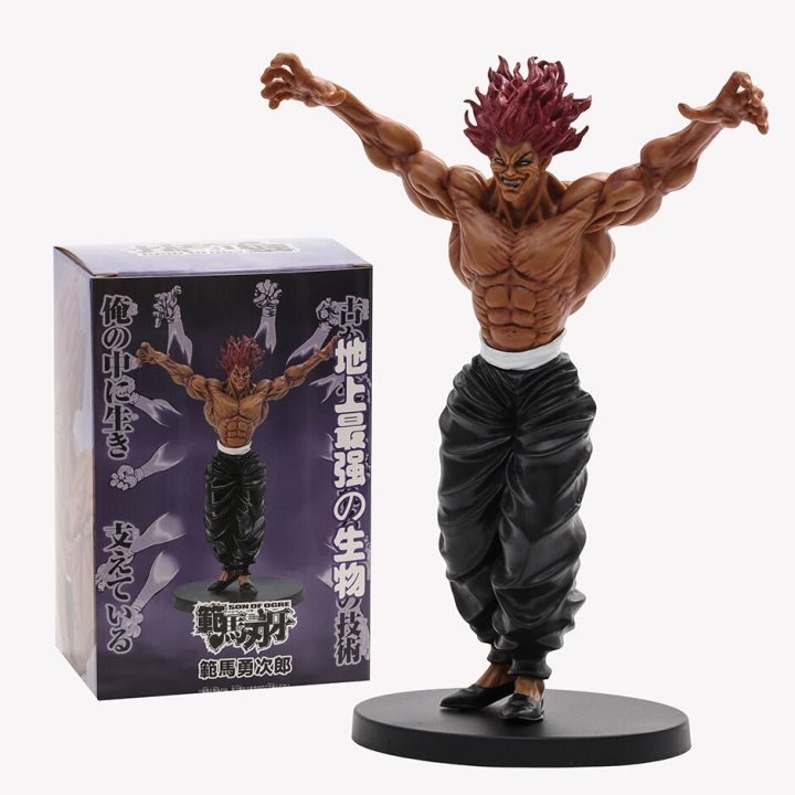 grappler-baki-yujiro-jack-baki-hanma-ฟิกเกอร์สะสม-pvc-ของเล่นโมเดลตุ๊กตาของขวัญ