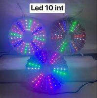 Led 10 นิ้ว แบบกลม မှိတ်တုတ်မှိတ်တုတ် ဗုဒ္ဓအတွက် အဝိုင်းပုံသဏ္ဍာန် လှပသောအလင်းရောင်ไฟกระพริบหลังพระไฟแต่งพระ ไฟประดับงานปาร์ตี้ 270111