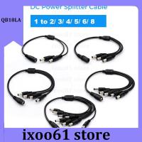 ixoo61 store 5.5x2.1mm 12V DC Power Splitter Extension Cable Jack Plug Male Female Connector for LED Light Strip AC Adapter