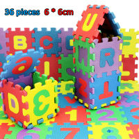 202136pcs Kids Mini EVA Alphabet Numbers Foam Floor Baby 3D Letters Puzzle Mat Soft Children Baby Crawling Mat Educational Toys
