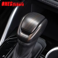 For Toyota Highlander Kluger XU70 2021 2022 Car Gear Lever Head Shift Knob Handle Cover Trim For Toyota RAV4 XA50 2019 2020 2021