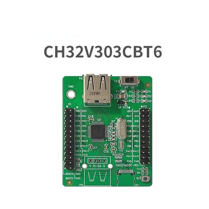 ch32v303cbt6-evaluation-board-evt-system-board-mcu-intelligent-risc-v-mcu-demo-board-kit