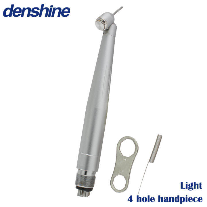 Denshine 4 Hole Dental LED 45 Degree Fiber Optic High Speed Handpiece ...