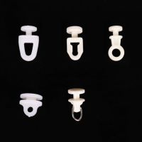 30pcs Plastic Rail Curtain Conveyor Hook Rollers Home Curtains Hanger Drapery Tieback Hooks Curtain Accessories Track Slider