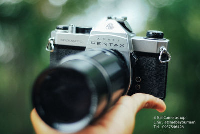 ขายกล้องฟิล์ม Pentax Spotmatic สุดยอดแห่งความ Classic ทนทาน ใช้ง่าย ถ่ายรูปสวย พร้อมเลนส์ Takumar 200mm F4