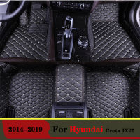 Car floor mats For Hyundai Creta IX25 2019 2018 2017 2016 2015 2014 Custom Foot Pads Interior Parts Cars Accessories