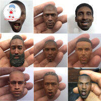 16 Scale ชายหัว Sculpt บาสเกตบอลผู้เล่นหัวแกะสลักสีดำผิว Headplay สำหรับ12 "คอลเลกชัน DIY Action Figure