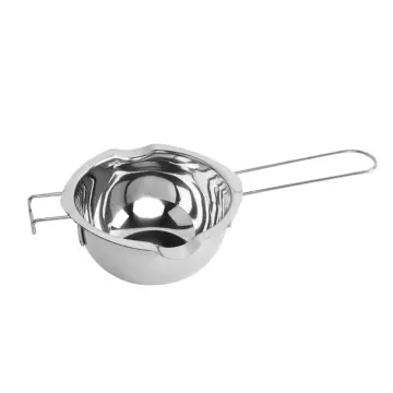 1pc Stainless Steel Chocolate Melting Pot, Simple Silver Baking Pot For  Baking, Kitchen