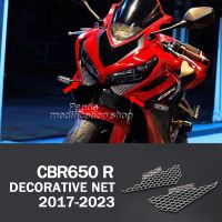 • ตาข่ายตกแต่งสำหรับฮอนด้า CBR650R CB650R Cbr 650 R Cbr 650 F Cb650f 2018 2019 2020 2021 2022ฝาครอบของตกแต่งมอเตอร์ไซด์2023