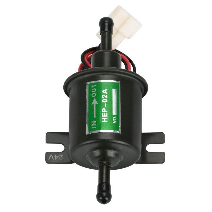 universal-24v-electric-fuel-pump-low-pressure-bolt-fixing-wire-diesel-petrol-hep-02a-for-car-carburetor-motorcycle-atv-gold