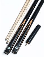 【LZ】⊕  3/4-PC Ash Wood Snooker Billiard Cue with Mini Extension 9mm 10mm