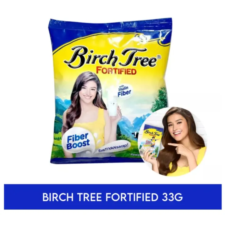Birch Tree Fortified Milk Powder Sachet 33g SET OF 3 Lazada.co.th
