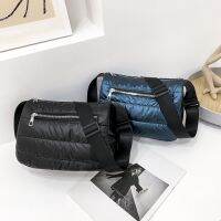 【CC】 2021 Large Capacity Crossbody Female Cotton Shoulder Feather Down Handbags