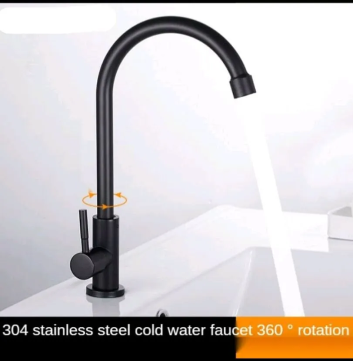 9211 SUS 304 Black Matte Kitchen Faucet SUS304 Stainless Steel Lazada PH
