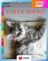 (มาใหม่) หนังสืออังกฤษ Cats and Books [Hardcover]