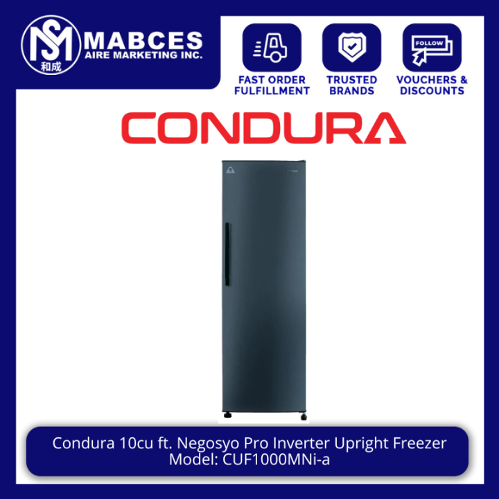 Condura 10cu ft. Negosyo Pro Inverter Upright Freezer CUF1000MNiA