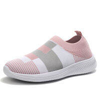 Women Vulcanized Shoes Fashion Summer Sneakers Ladies Casual Mesh Socks Shoes Basket Femme Slip-On Trianers Tenis Feminino