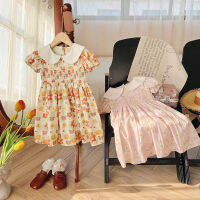 Little Piglet ? พร้อมส่ง ชุดเดรส ชุดกระโปรง Dress แขนสั้น น่ารัก เด็กผู้หญิง สไตล์เกาหลี ลายหมี กระต่าย