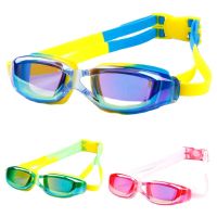 2022 Kids Swimsuit Goggles Swim Shurt Uv Glasses Electric Silicone Childrens