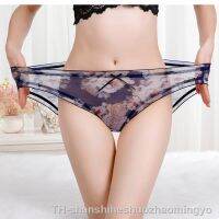 【hot】☃☂  Ultra-Thin Intimates Underwears Leopard Print Size 5XL  Lingeries Mesh Transparent Womens Panties Sets