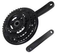 ชุดข้อเหวี่ยงจักรยาน Crankset ขนาด 24/34/42T เส้นผ่าศูนย์กลาง 18.5cm ความยาวแกนจับ 17cm