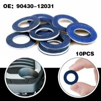 10Pcs Car Engine Thread Oil Drain Sump Plug Gaskets Washer For TOYOTA Washer Washer U3T4 Screw Y4M8