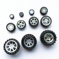 2Pcs/Lot 18 Types Mini Toy Car Wheels DIY Model Plastic Rubber Tires Seal Ring Assembled Robot Parts Drop Shipping Electrical Trade Tools  Testers