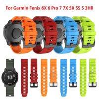 ▥ 20 22 26mm Silicone QuickFit strap for GARMIN Fenix 6 6X Pro 5X 5S Plus 5 935 945 3HR watch band Bracelet for fenix 7 fenix 7x