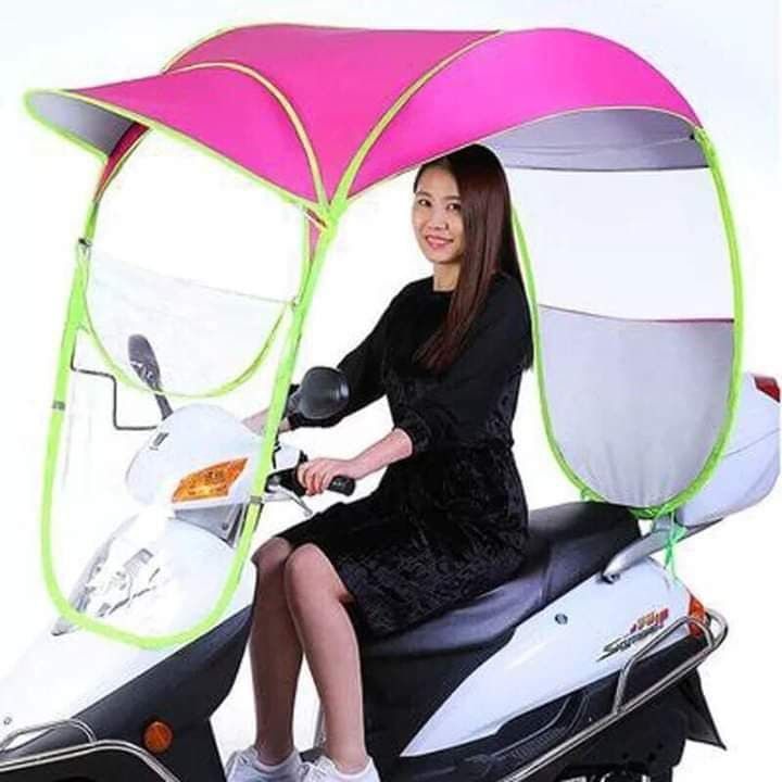 mobile holder for bike with rain cover