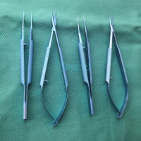 Titanium Tlloy เครื่องมือผ่าตัด Ophthalmic Microsurgical Dental Instruments ผู้ถือเข็ม11.5ซม. กรรไกรแหนบ