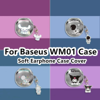 READY STOCK! For Baseus WM01 Case Cool Tide Cartoon for Baseus WM01 Casing Soft Earphone Case Cover
