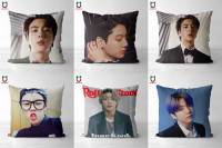 Kpop Cushion Kpop Pillowcase Plush pillowcase Version DIY 75 Cushion Cover Square Poszewka 40x40CM 45x45CM