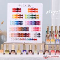 (พร้อมส่ง) สีทาเล็บเจล ยกเซ็ต 108สี Mijiaer พร้อมชาร์ตสี และน้ำยา