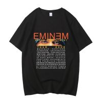 เสื้อยืดผ้าฝ้ายEMINEM ฝ้ายคุณภาพสูง EU ขนาด Tshirt ฤดูร้อน Streetwear ชายเสื้อ T ตลก Unisex เสื้อผ้า