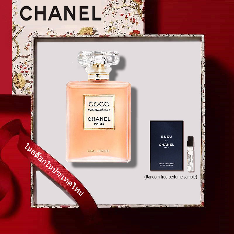 ราคา ของแท้ 100% CHANEL Coco Perfume Ladies Perfume Chanel Perfume Chanel Coco Mademoiselle By Chanel Eau De Parfum (EDP) 100ML Ladies Perfume