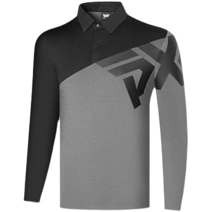 southcape-pearly-gates-titleist-honma-amazingcre-g4-ping1-pxg1-golf-clothing-mens-jersey-sports-outdoor-long-sleeved-t-shirt-quick-drying-breathable-sweat-absorbing-casual-tide-polo-shirt