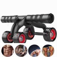 ลูกกลิ้งบริหารหน้าท้อง AB Roller push up bar ลดหน้าท้อง แบบ 4 ล้อ  ลูกกลิ้งหน้าท้อง