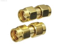 【CW】❉  1pcs Male Plug to Coaxial Converter Straight New