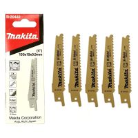 Makita ใบเลื่อยชักตัดไม้ 4" จำนวนฟัน 6ฟัน/นิ้ว รหัส B-20432 (แพ๊คละ 5 ใบ)