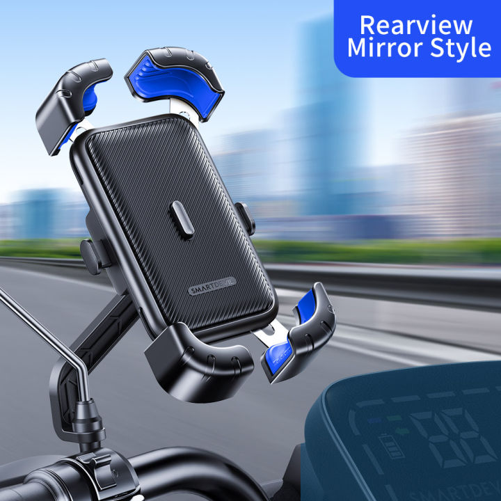 smartdevil-รถจักรยานยนต์ที่วางโทรศัพท์มือถือสำหรับ-iphone-huawei-xiaomi-360-rotation-adjustable-universal-multifunctional-bicycle-phone-holder