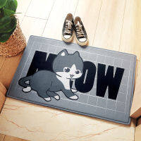 Nordic Doormat Bath Absorbent Non-slip Mats Creative Cartoon Dogs Rugs Car Flannel Door Mat Floor Mat Foot Pad Home Decor