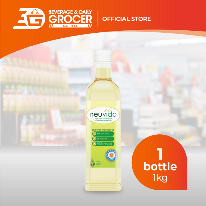 NeuVida Omega9 Cooking Oil 1Kg (1 x 1kg) 1 Bottle Lazada